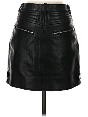 7 For All Mankind Leather Skirt (view 2)