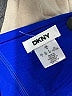 DKNY 100% Polyester Solid Blue Casual Dress Size 8 - photo 7