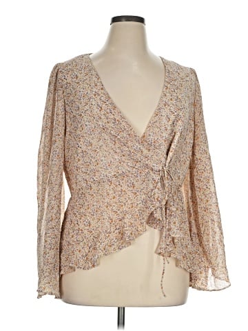 Lulus Long Sleeve Blouse (view 1)