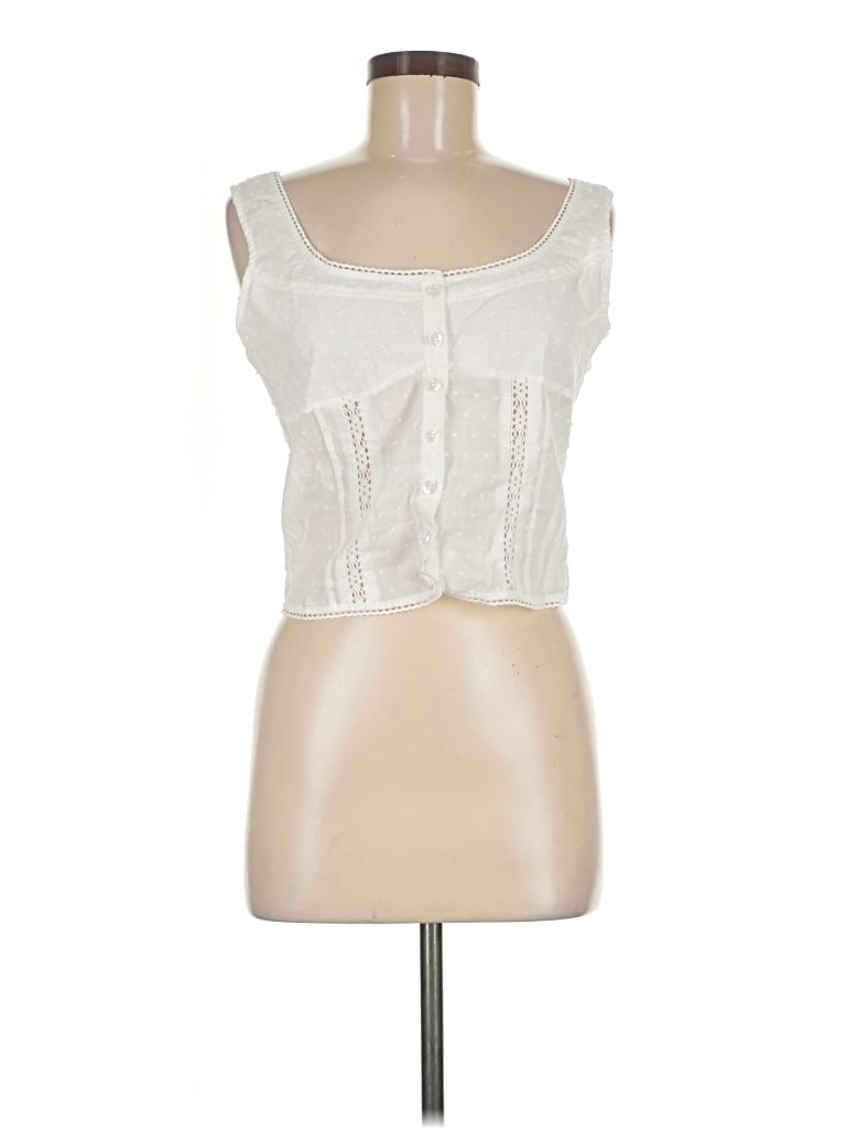 Pre-owned Edikted Sleeveless Blouse In Ivory