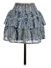 Subdued Paisley Blue Casual Skirt Size XS - photo 2