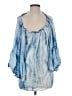 Elan 100% Rayon Blue 3/4 Sleeve Blouse Size S - photo 1