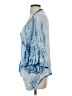 Elan 100% Rayon Blue 3/4 Sleeve Blouse Size S - photo 5