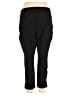 Rafaella Solid Black Active Pants Size 2X - photo 2