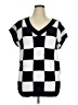 Unbranded Checkered-gingham Black Sweater Vest Size XL - photo 1