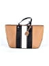Henri Bendel Stripes Tan Yellow Tote One size - photo 1
