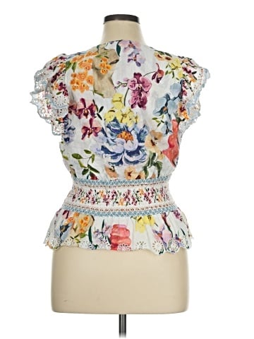 FARM Rio Short Sleeve Blouse (view 2)