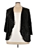 Jaclyn Smith Black Kimono Size 3X - photo 1