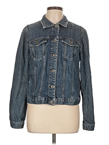 Lands' End Canvas Denim Jacket (view 1)