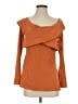 Glam Orange Long Sleeve Top Size S - photo 1