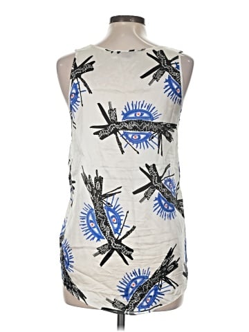 HUGO by HUGO BOSS Sleeveless Silk Top (view 2)