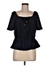 MICHAEL Michael Kors Black Short Sleeve Top Size M - photo 1