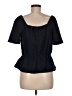 MICHAEL Michael Kors Black Short Sleeve Top Size M - photo 2