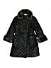 Junior Gaultier 100% Cupro Black Coat Size 8 - photo 1