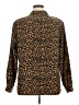 Croft & Barrow 100% Polyester Animal Print Brown Long Sleeve Blouse Size XL - photo 2