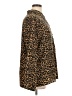 Croft & Barrow 100% Polyester Animal Print Brown Long Sleeve Blouse Size XL - photo 4