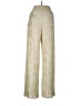 Zara 100% Polyester Chevron-herringbone Gold Casual Pants Size L - photo 2
