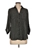 Unbranded 100% Polyester Polka Dots Gray 3/4 Sleeve Blouse Size M - photo 1