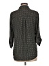 Unbranded 100% Polyester Polka Dots Gray 3/4 Sleeve Blouse Size M - photo 2