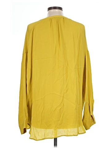 Vince. Long Sleeve Silk Top (view 2)