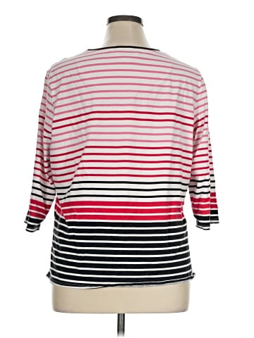 Alfred Dunner 3/4 Sleeve T-Shirt (view 2)
