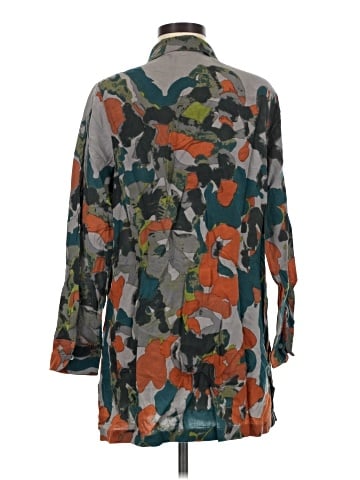 Soft Surroundings 3/4 Sleeve Button-Down Shirt (view 2)