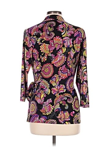 Carmen Carmen Marc Valvo 3/4 Sleeve Blouse (view 2)