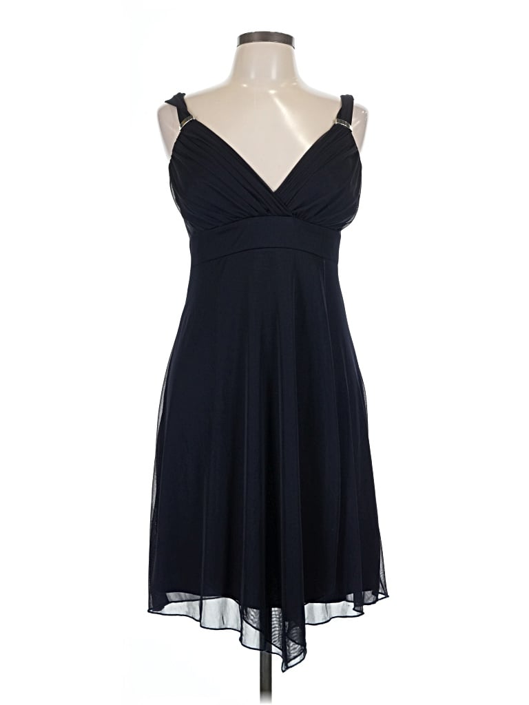 Pre-owned En Focus Studio Cocktail Dress In Blue