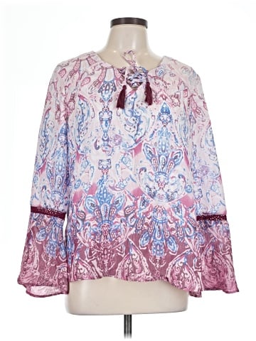 St. John's Bay 3/4 Sleeve Blouse (view 1)