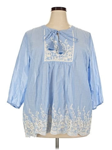 Lane Bryant 3/4 Sleeve Blouse (view 1)
