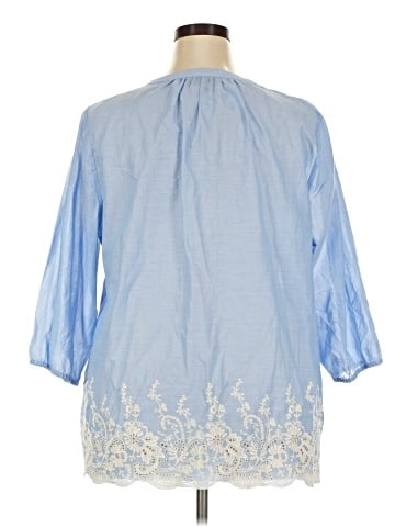 Lane Bryant 3/4 Sleeve Blouse (view 2)