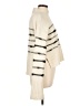 Veronica Beard Stripes Ivory Turtleneck Sweater Size L - photo 4