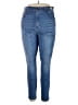 KIRKLAND Signature Solid Blue Jeans Size 18 - photo 1