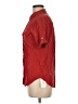 Equipment Red 3/4 Sleeve Button-Down Shirt Size M - photo 5