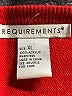 Requirements 100% Acrylic Red Cardigan Size XL - photo 7