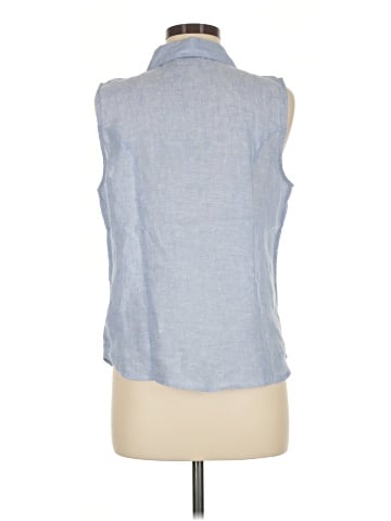 Tahari Sleeveless Button-Down Shirt (view 2)