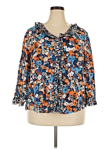 Jones New York Sport 3/4 Sleeve Blouse (view 1)