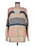 Elan Stripes Tan Pullover Sweater Size M - photo 1