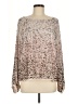 ASOS Silver Long Sleeve Blouse Size 8 - photo 1