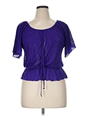 Discreet Short Sleeve Blouse (view 1)
