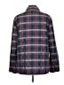 Coach 100% Polyester Plaid Purple Jacket Size L - photo 2