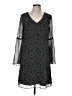 CAbi 100% Polyester Print Blue Casual Dress Size M - photo 1