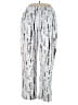 Unbranded 100% Polyester Print Silver Casual Pants Size XXL - photo 1
