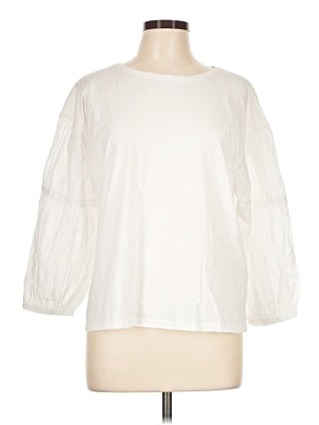 Madewell Puff-Sleeve Drop-Shoulder Knit Top (view 1)