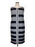 Taylor Houndstooth Blue Casual Dress Size 14 - photo 1
