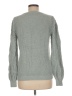 Ann Taylor LOFT 100% Cotton Gray Pullover Sweater Size M - photo 2