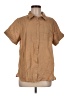 Assorted Brands Tan Short Sleeve Blouse Size 8 - photo 1