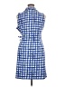 Talbots Checkered-gingham Blue Casual Dress Size XL Petite - photo 2