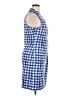Talbots Checkered-gingham Blue Casual Dress Size XL Petite - photo 4