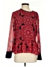 Tommy Hilfiger 100% Polyester Red Long Sleeve Blouse Size XS - photo 1